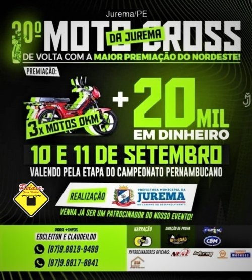 31º Motocross de JUREMA em Jurema PE